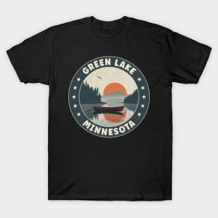 Green Lake Minnesota Sunset T-Shirt